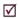 checkmark